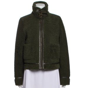 Ulla Johnson Lamb Bomber Jacket
